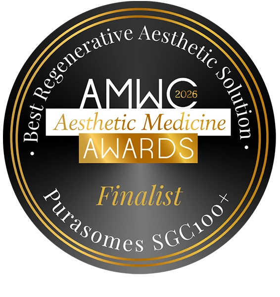 Purasomes SGC100+ AMWC 2026 finalist za Best Regenerative Aesthetic Solution