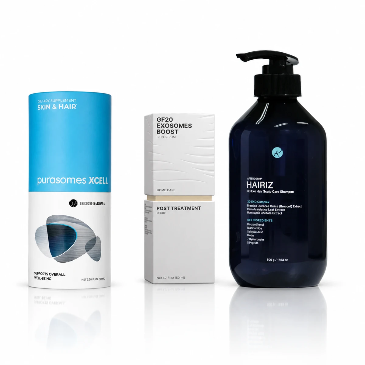 HAIRIZ 3D &scaron;ampon, GF20 i Purasomes XCELL paket